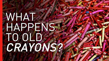 What is the white stuff on crayons?