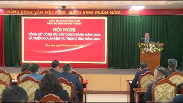 Đảng ủy khối Doanh nghiệp Huyện tổ chức HN Tổng kết công tác xây dựng Đảng năm 2024