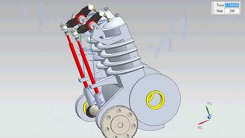 Piston Valve Motion Simulation (UG NX)