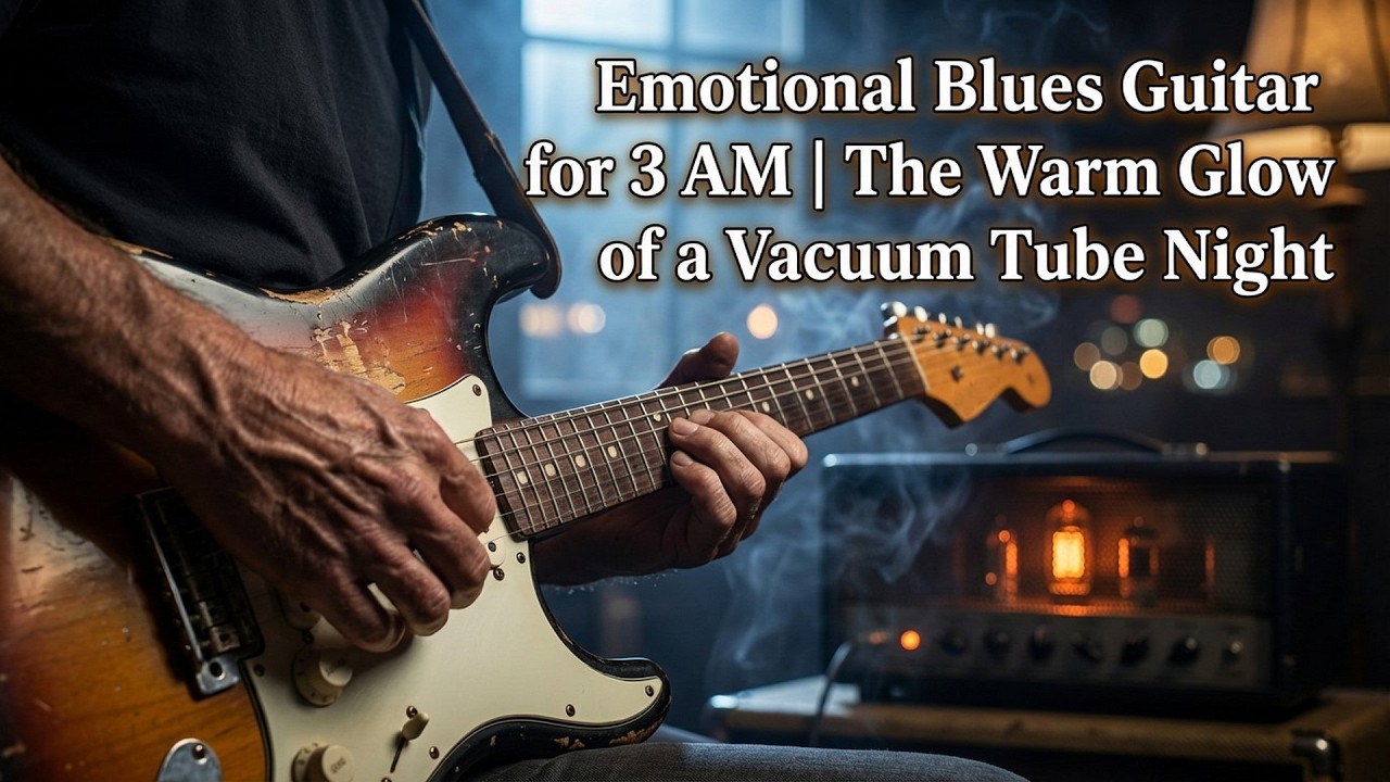 Emotional Blues Guitar for 3 AM  The Warm Glow of a Vacuum Tube Night