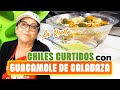CHILES CURTIDOS CON GUACAMOLE DE CALABAZA (La Receta) | Doña Rosa Rivera Cocina