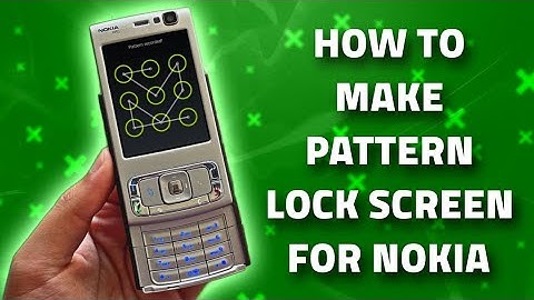 how to make pattern lock screen for nokia Symbian s60v3
