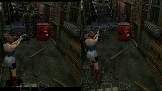 RESIDENT EVIL 3 ePSXe [Hardware Vs OpenGL Graphics] screenshot 4