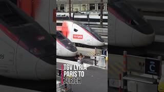 TGV Lyria Train from Paris to Zurich #shorts