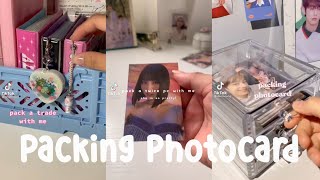 pack photocard order & trade [a s m r] (tiktok compilation)