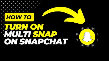 How to turn on multi snap on snapchat (Problem Solved)