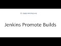 Jenkins - Promote Build