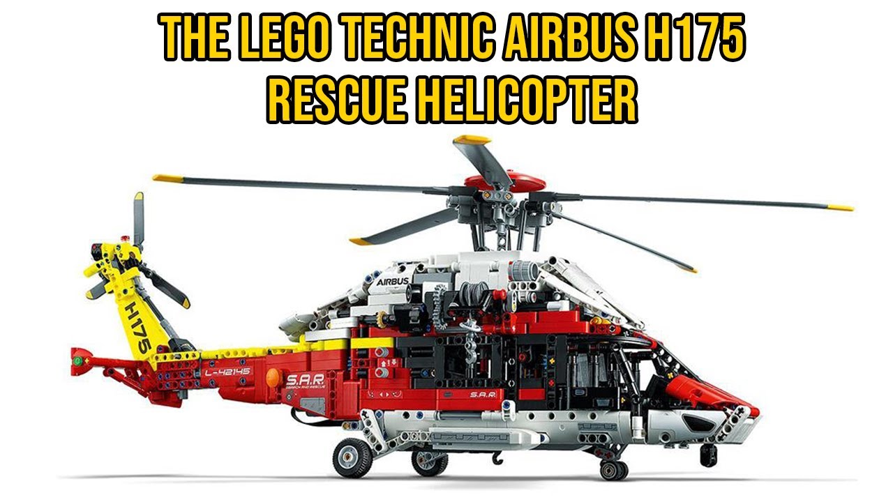 The LEGO Technic Airbus H175 Rescue Helicopter - Hammacher Schlemmer