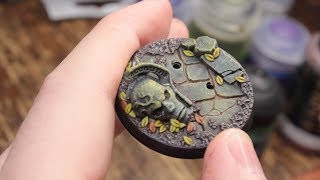 How to Paint Mossy Bases - Stormcast Eternals (Part 2) -  Warhammer Underworlds Shadespire