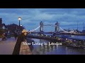 Spring in the uk  slow living in london  calm and silent vlog