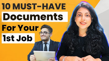 10 Important Documents Every Fresher Submit for Job | Onboarding docs
