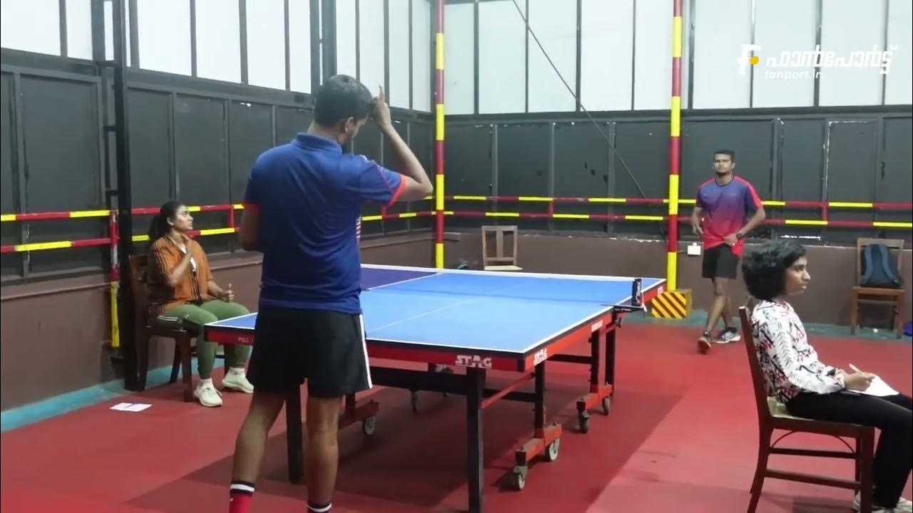 Trivandrum District Table Tennis Championships Men's Event YouTube