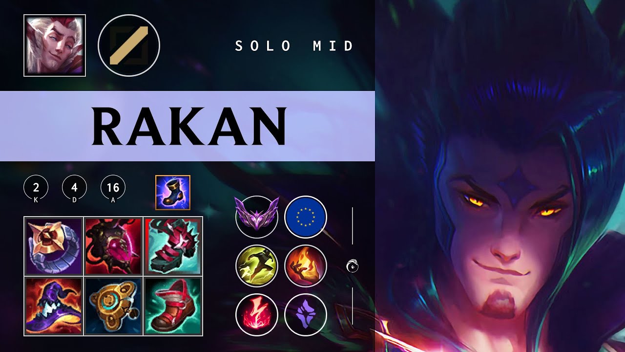 Rakan Mid vs Ahri - EUW Master Patch 26.02