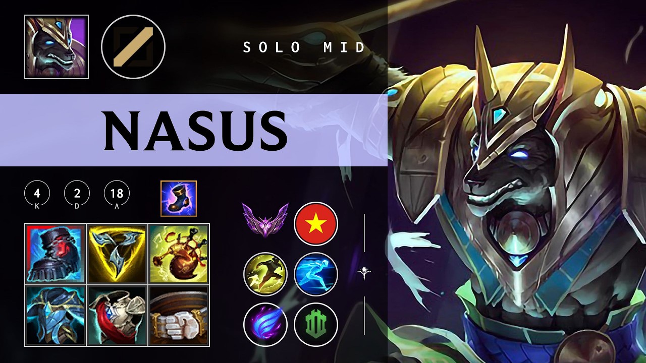 Nasus Mid vs Hwei - VN Master Patch 26.05