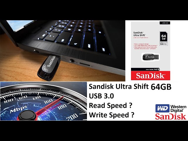 Pendrive 64GB Sandisk Ultra Shift USB 3.0