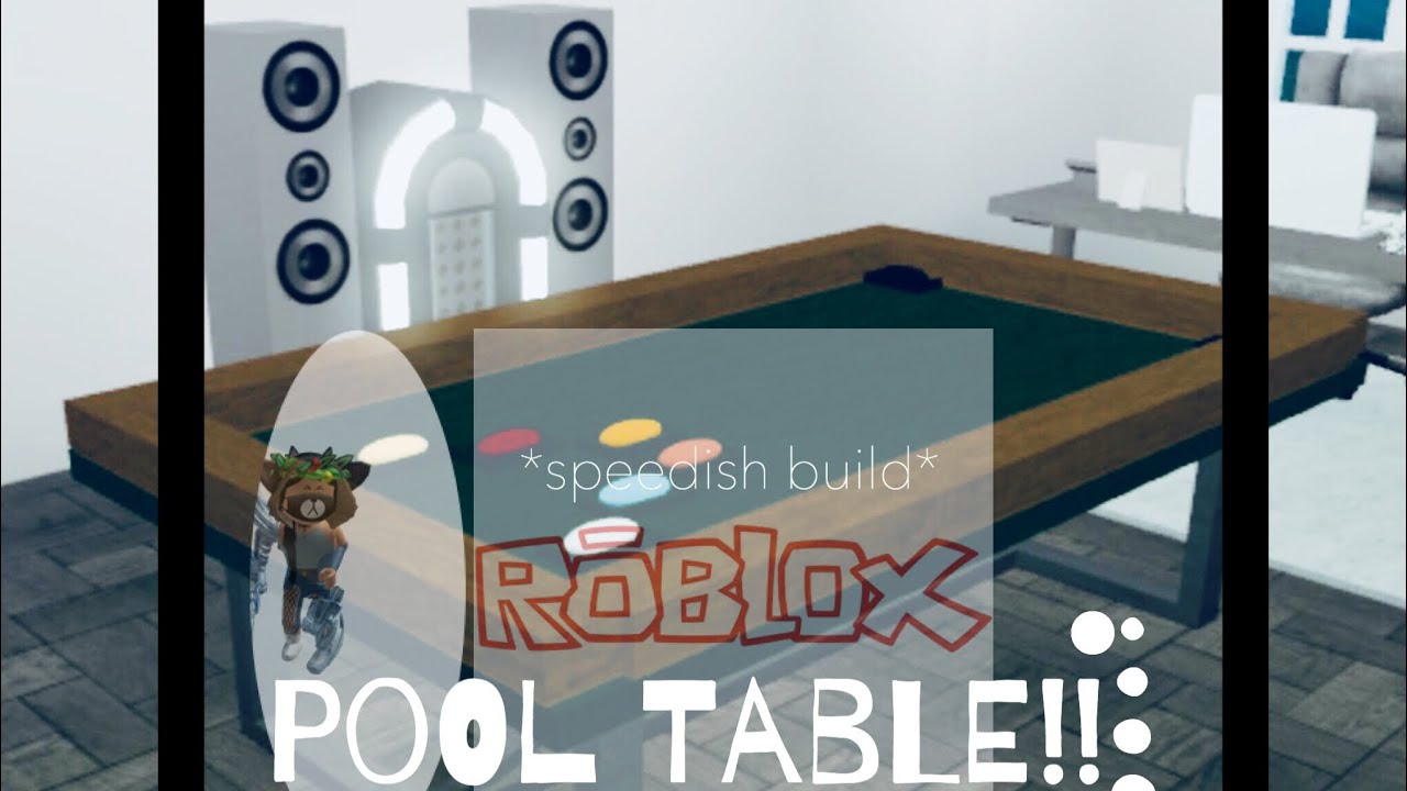 How To Make A Pool Table Roblox Bloxburg Youtube - pool table tutorial welcome to bloxburg roblox