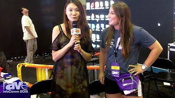 InfoComm 2015: Jess Speaks with a Representative from Lightking