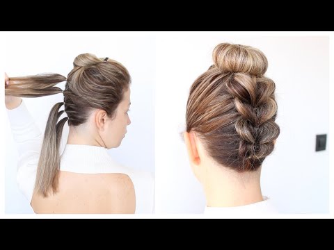 Upside - Down Pull Through Braid Step by Step For Beginners | Gorgeous Updo