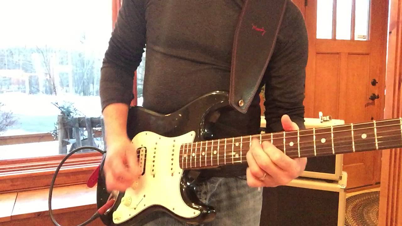 2014 1965 Fender Custom Shop Strat Relic Black with EVH Humbucker Eddie Vegas