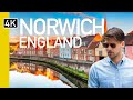 Narrated Tour of Norwich City, England NOW! | What&#39;s Norwich Like?