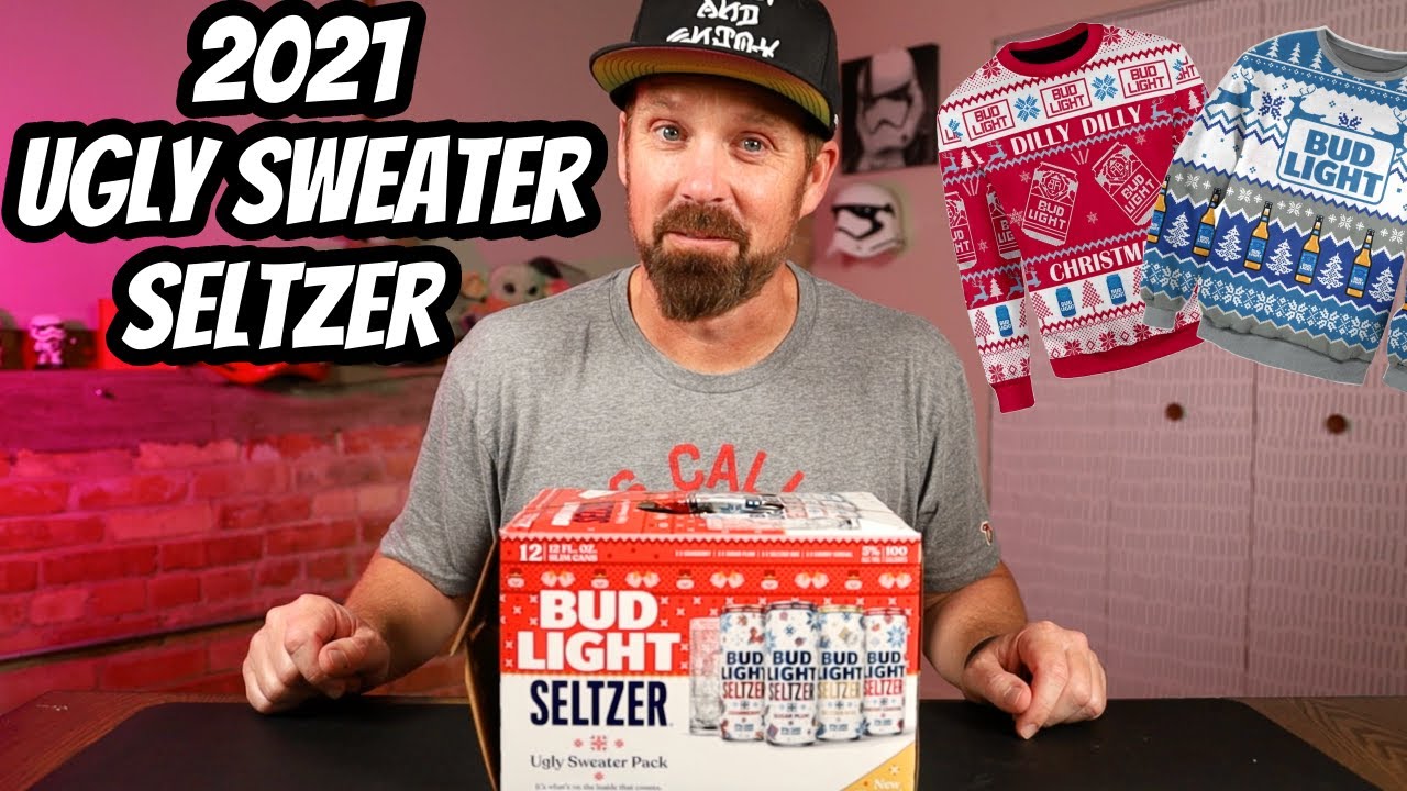 New 2021 Bud Light Ugly Sweater Seltzer YouTube