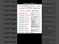 HTML input types you must know 😳 Learn text, email, number and more for smarter forms 💻