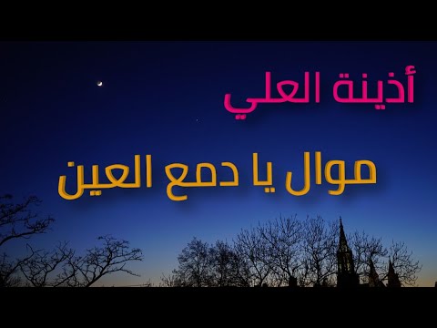اذينة العلي موال يا دمع العين