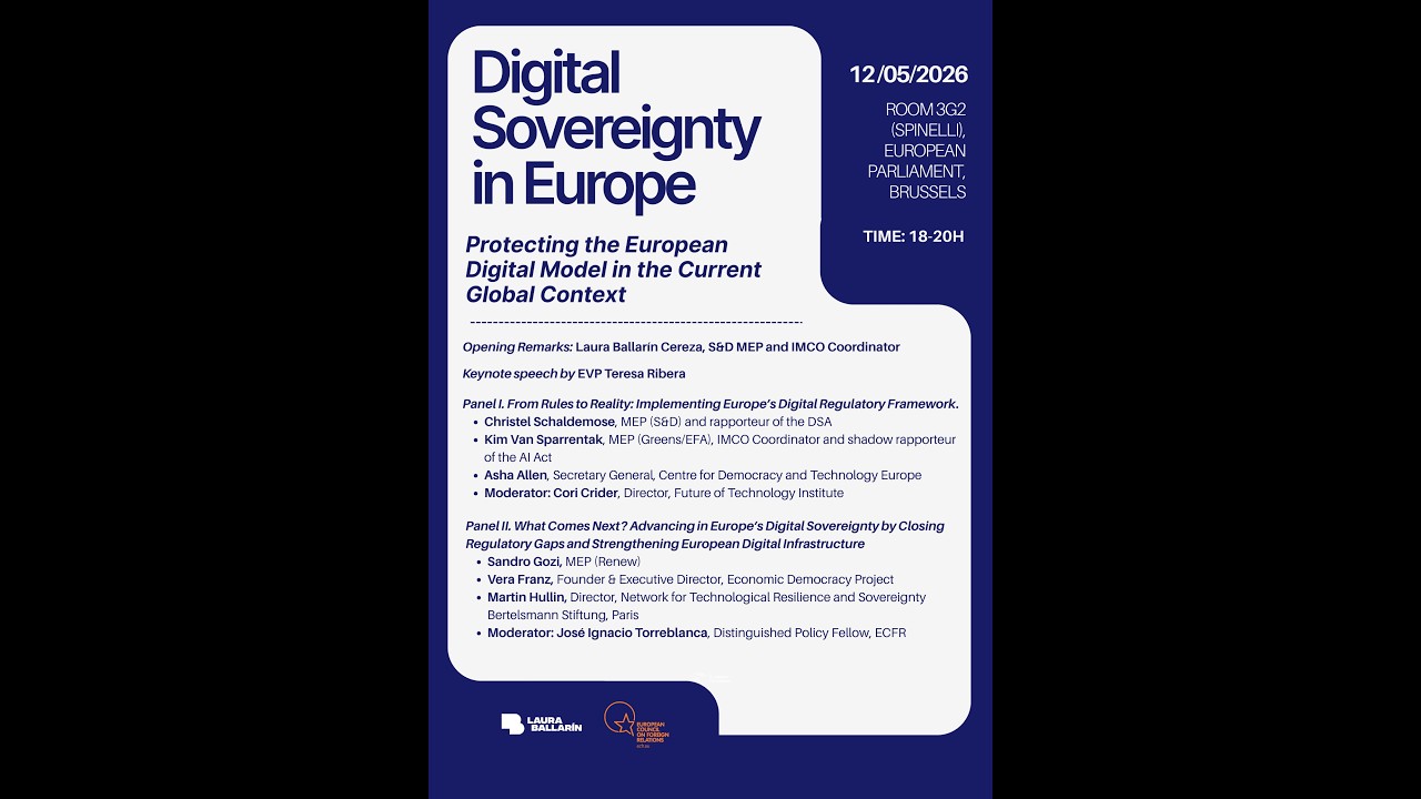Digital Sovereignty in Europe: Protecting the European Digital Model in ...