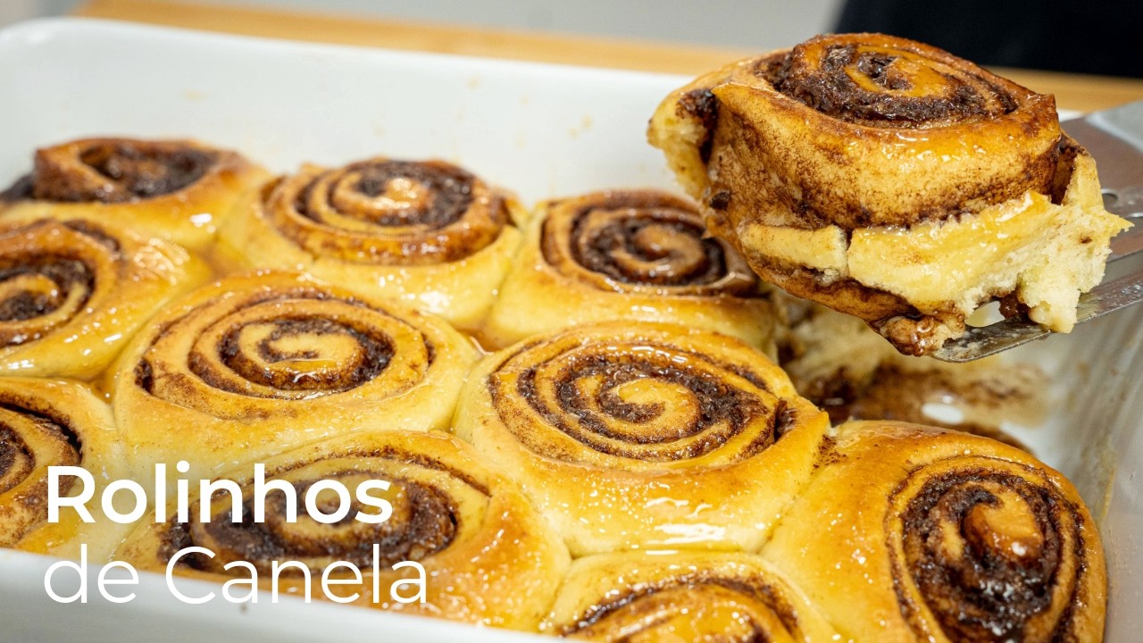 Rolinhos de Canela Super Fofinhos e Simples! Uma Receita Que Não Podes Perder!