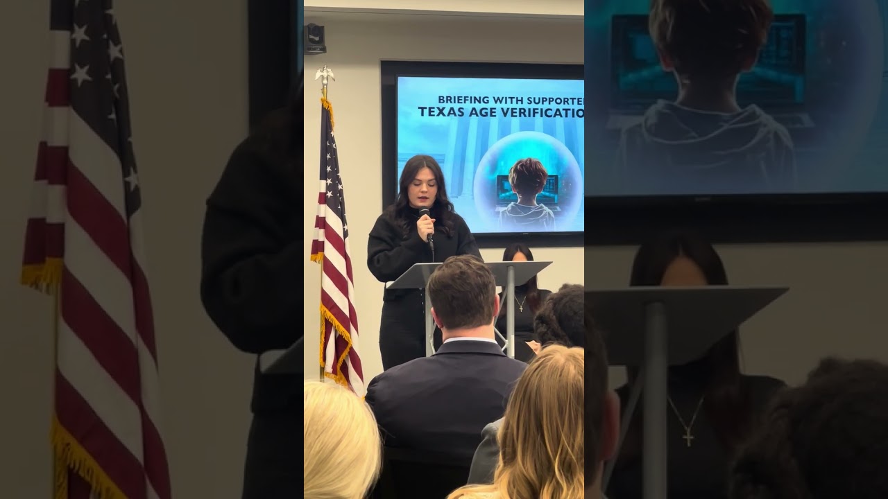 Rachel Robison Speaks at NCOSE Briefing About Impacts of Pornography on Her Childhood