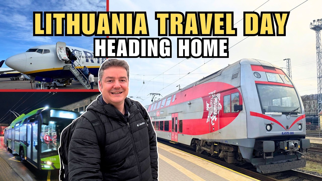 Выезд из Литвы 🇱🇹 | Вильнюс–Каунас: поезд, автобус за 1 евро и Ryanair. Возвращение в Ливерпуль, ...