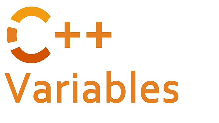 Variables in C++