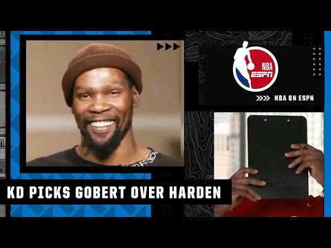 Kevin Durant Takes Rudy Gobert Over James Harden With His Last Pick NBA On ESPN