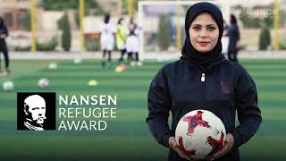 This hero is the Asia regional winner of the UNHCR Nansen Refugee Award. Meet Rozma Ghafouri