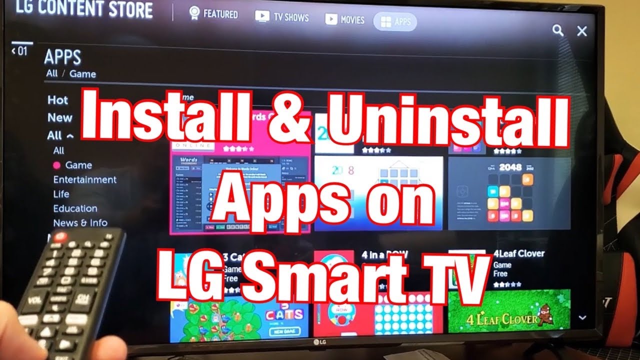 LG Smart TV: How to Install & Uninstall Apps - YouTube