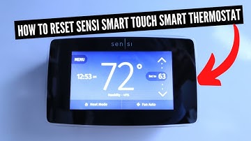 How To Factory Reset Sensi Touch Smart Thermostat