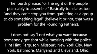 The Bozo's guide to the First Amendment