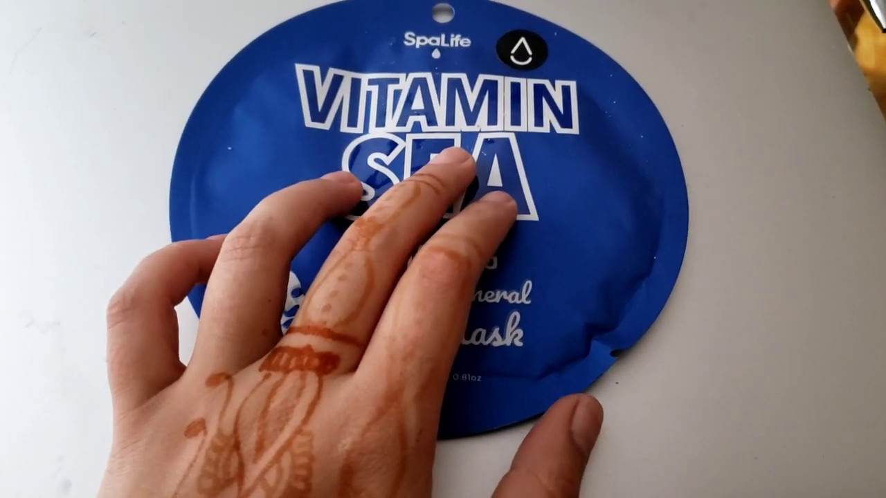 Vitamin Sea Facial Mask Review YouTube
