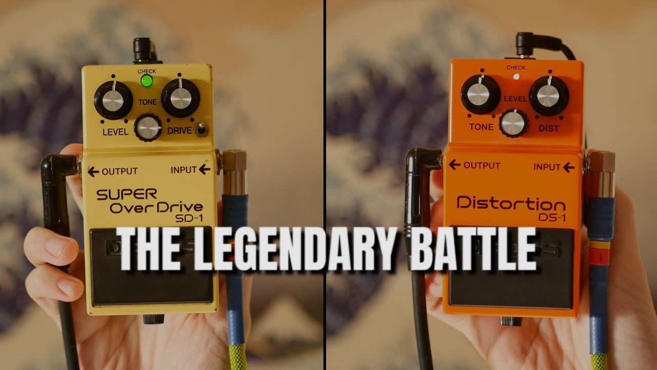 BOSS DS1 VS BOSS SD1 - No talking - YouTube