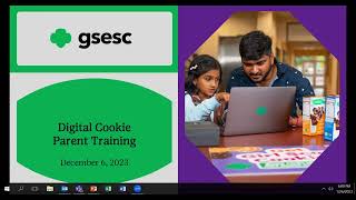 Digital Cookie Parent Training