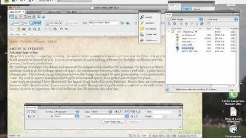 Creating Internal and External Links in Dreamweaver CS4