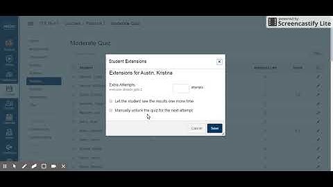 Moderating Canvas Quizzes