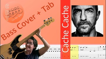 Calogero - Cache cache (Bass Cover) ( Tab and Score in video)