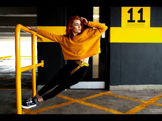 BLACK & YELLOW PHOTOSHOOT in Manchester UK | Introducing Ellie Mae Mallinson the Model