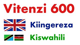 Vitenzi muhimu 600 - Kiingereza + Kiswahili screenshot 3