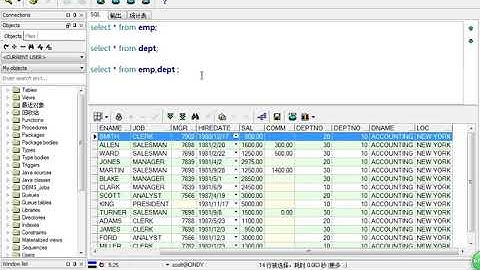 Java Web进阶-Oracle-29.等值连接和非等值连接
