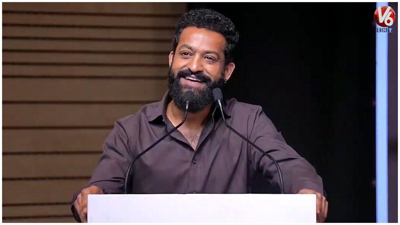 Man of Masses NTR Superb Speech @ KIMS Hospitals, Bengaluru - Grand Opening Ceremony | V6ENT