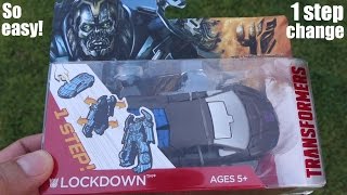 Transformers 4 Toys: Unboxing Lockdown 1 Step Change