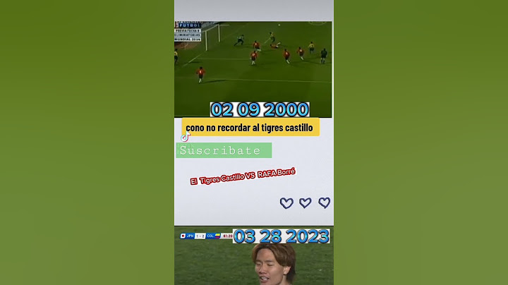 golazo de Colombia de chilena del tigre castillo en 2000 y rafa borre 2023