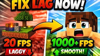 HOW I FIXED LAG on CraftersMC Skyblock 🚀 (INSANE FPS BOOST)